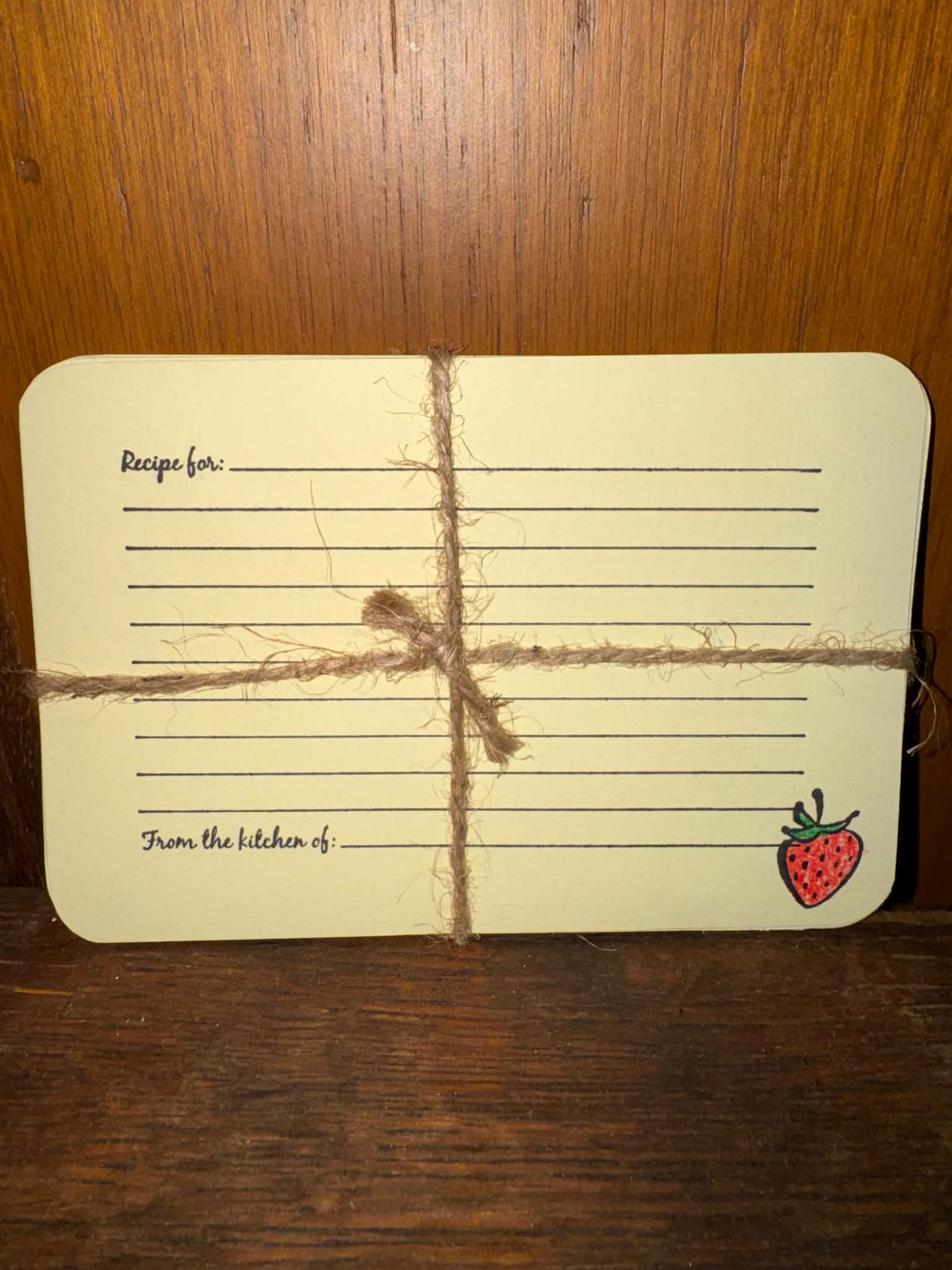 Recipe Cards