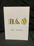 "Bee yourself" Greeting Card