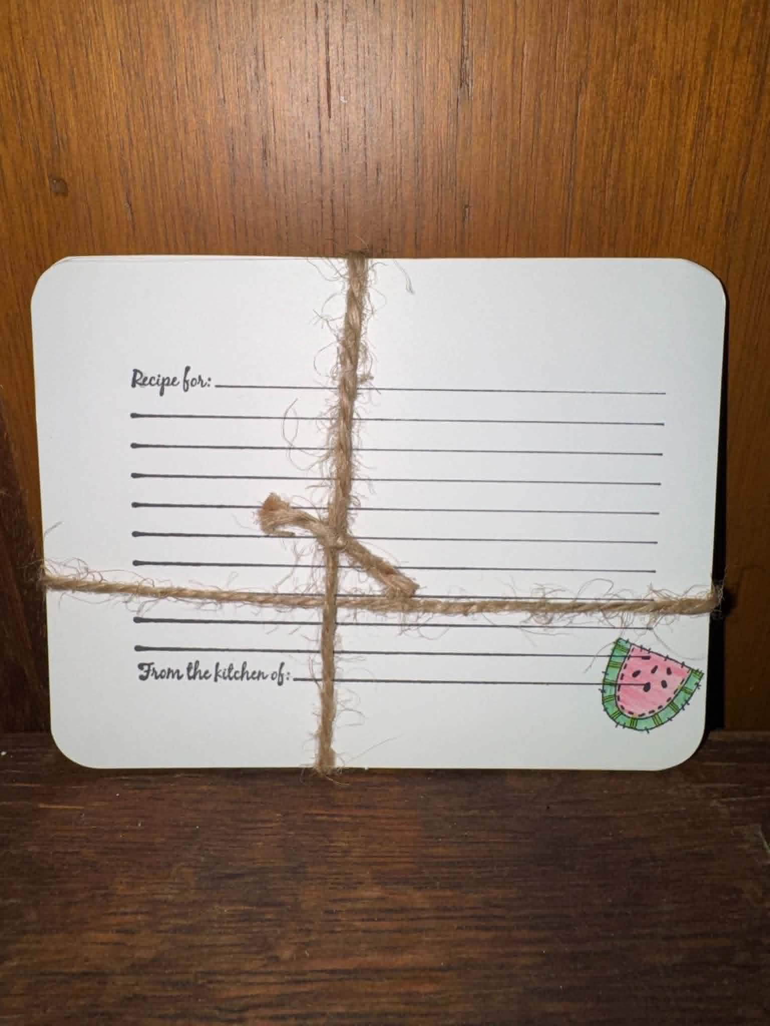 Recipe Cards